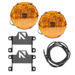 ARB NACHO 4-Inch 80W Amber Bumper Lights, Set Of 2 V3BC1KASO
