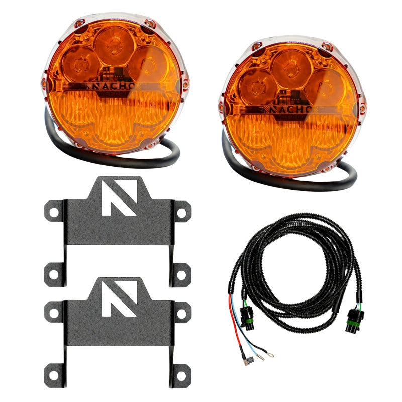 ARB NACHO 4-Inch 80W Amber Bumper Lights, Set Of 2 V3BC1KASM