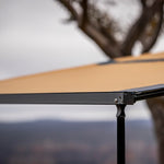 ARB Retractable Roof Rack Awning, 8.2 x 8.2 ft, Tan Aluminum Housing, LED 814412A