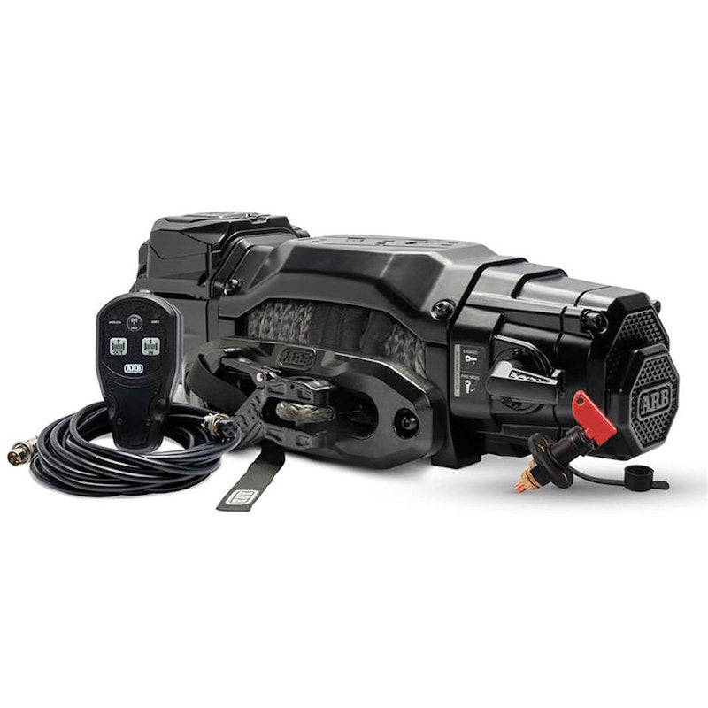 ARB Wheeler 12V Winch, 12,000 lb Pull, 79 ft Synthetic Rope ARW120SA