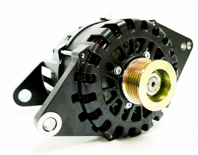 Arco Marine A275L Alternator; 12 V; 311 A At 9000 RPM; 4 Inch J180 Saddle Mount; Internal/External Regulator 4022