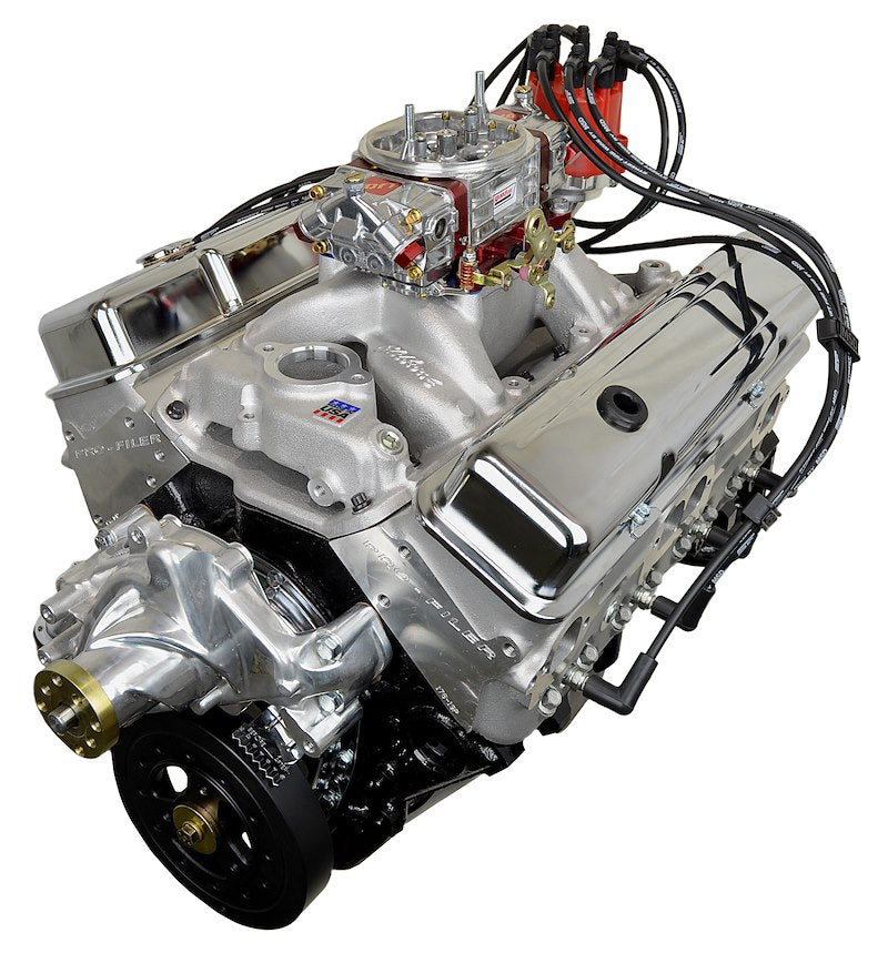ATK Performance Eng. Chevrolet small-block 383 stroker V8; carbureted; 500 hp / 515 lb-ft HP55C