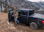 Amp Research PowerStep; 2025 F-150 5.0L SuperCrew Search 76152-01A