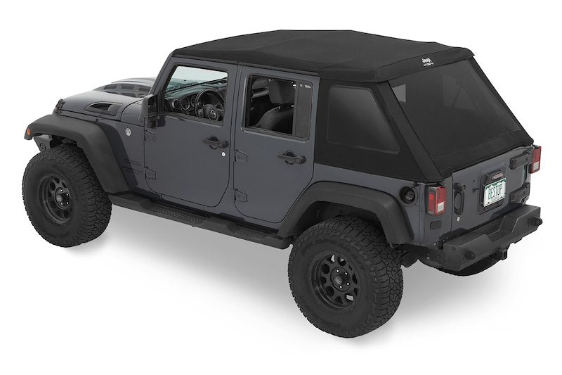 Bestop Trektop Glide Slantback Black Twill 54423-17