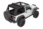 Bestop Trektop Pro Sliding Side Panels/Glass Rear 54862-17