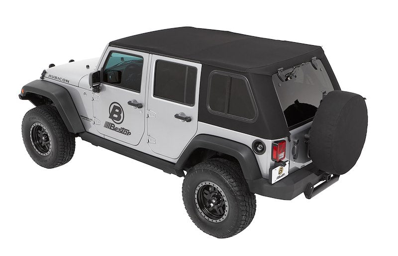 Bestop Trektop Pro Sliding Side Panels/Glass Rear 54863-17