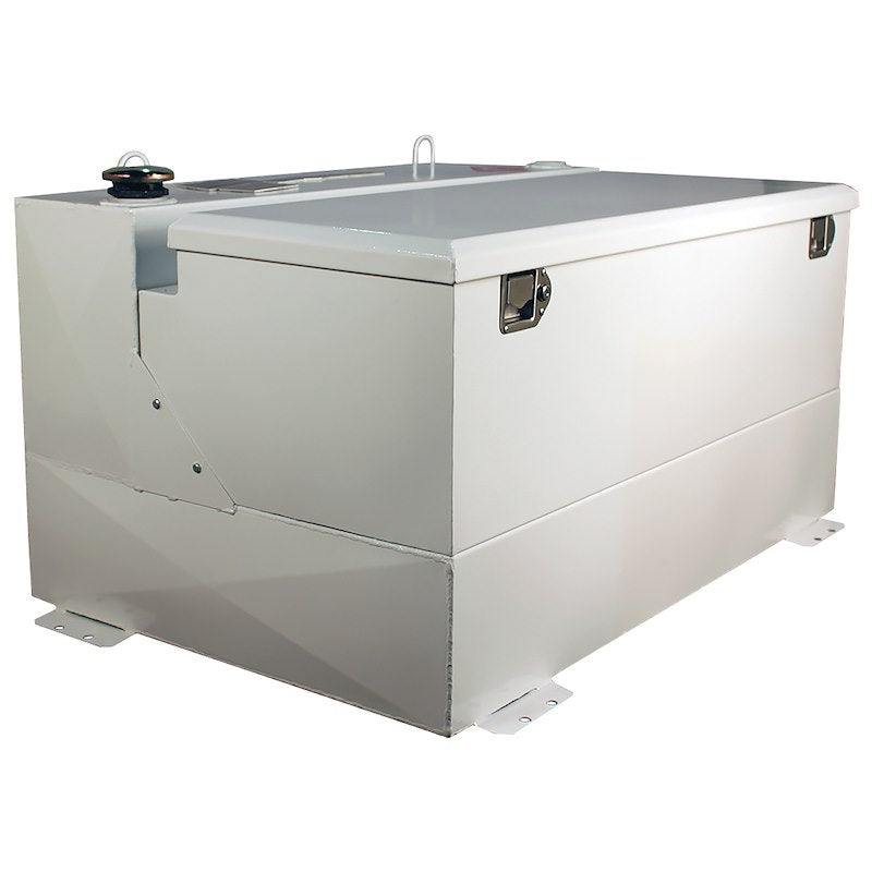 Better Built Company 75-Gallon L-Shape Steel Tank/Tool-Box Combo, White 29224168