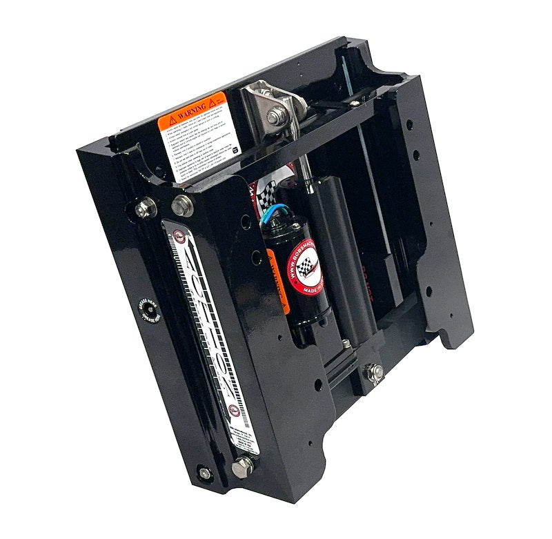 Bobs Machine Action Jac, 4-Inch Setback, Gloss Black 100-104101P-PCGBLK-NOSPN-NG