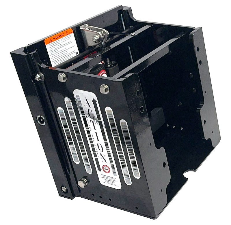 Bobs Machine Action Jac, 10-Inch Setback, Gloss Black 100-111000P-PCGBLK-NOSPN-NG
