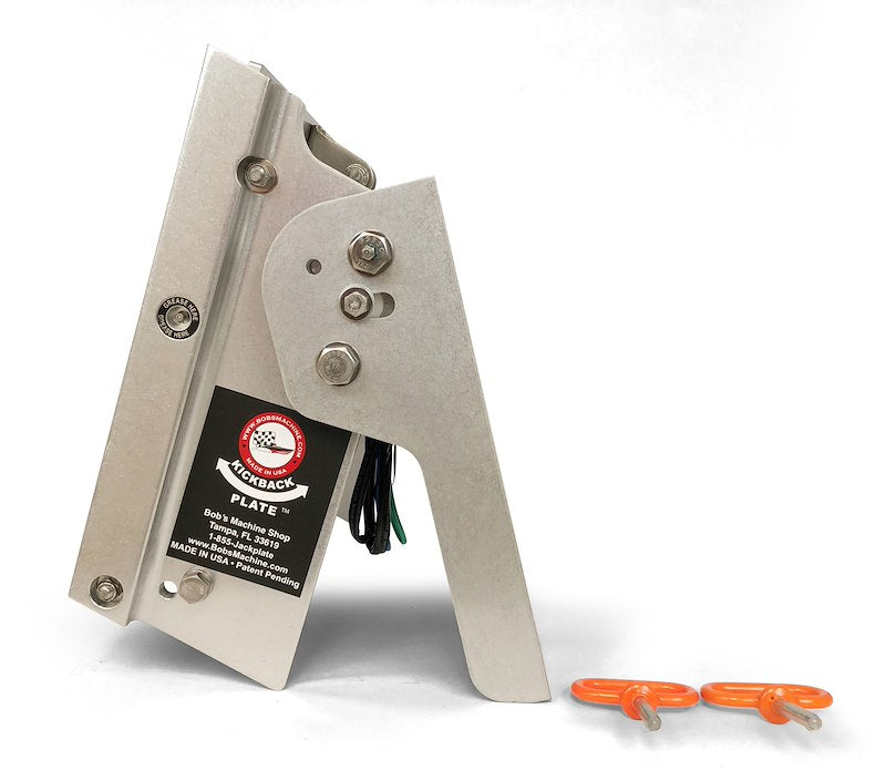 Bobs Machine Kick-Back Jac, 4-Inch Setback, Silver 100-105102-NOPC
