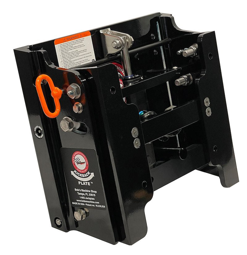 Bobs Machine Kick-Back Jac, 6-Inch Setback, Black 100-105100P-PCGBLK