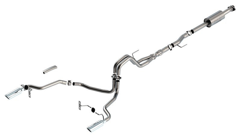 Borla ATAK, Rear Exit, Chrome Tips 140867