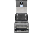 Buyers Products WideOpen Aluminum Step Box, 28.5 in 1705281