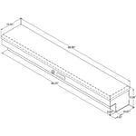 Buyers Products Black Aluminum LoSider 1723035