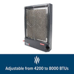 Camco Olympian Wave 8 LP Gas Heater, 4,200–8,000 BTU 57351