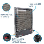 Camco Olympian Wave 8 LP Gas Heater, 4,200–8,000 BTU 57351