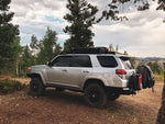Cali Raised LED Premium Roof Rack Without Light Bar; Checked 2024 4Runner, Naked Roof CR2836