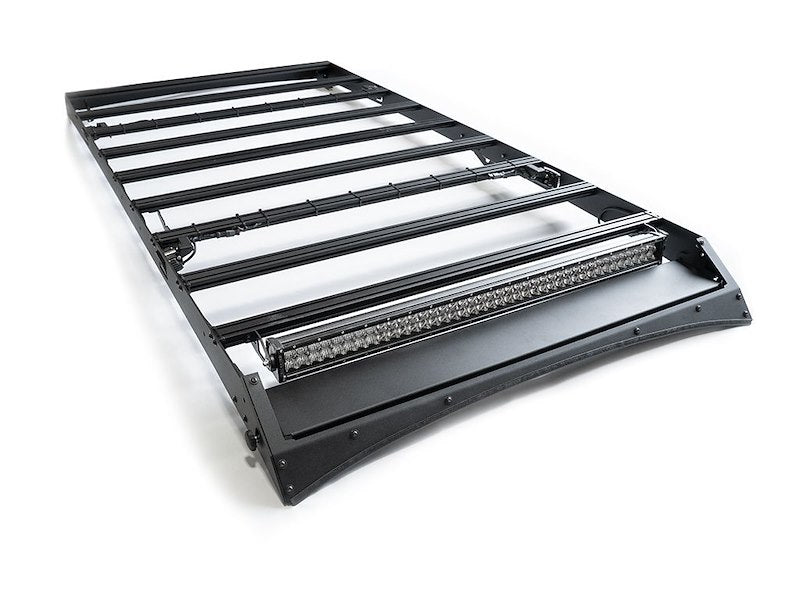 Cali Raised LED Premium Roof Rack With LED Lights; Checked 2024 4Runner, Naked Roof CR2829