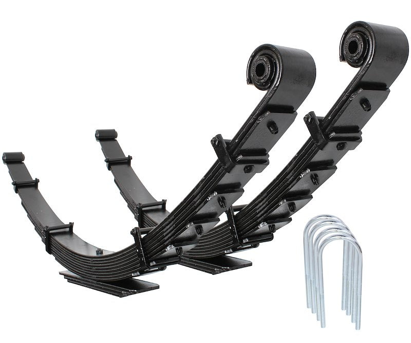 Carli Suspension Progressive Rear Leaf Springs, 3-in Lift, Set Of 2 With U-Bolts CS-FFSP-17