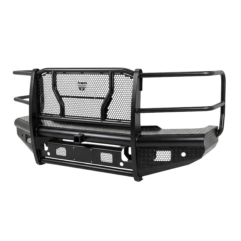 Cattleman HD 2025 F-250 Front Bumper; OEM Fog Mounts, Receiver, Retains Tow Hooks 2370PRSA