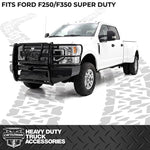 Cattleman HD 2017 F-250 Front Bumper; Receiver, No Fog Cutouts Or Winch Mount 2367PR