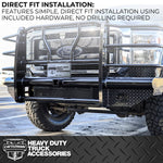 Cattleman HD 2017 F-250 Front Bumper; No Fog Cutouts Or Winch Mount 2367P