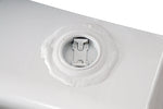 Dee Zee 55 Gal Square Transfer Tank; White Steel DZ91750S