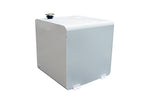 Dee Zee 55 Gal Square Transfer Tank; White Steel DZ91750S