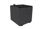 Dee Zee 55 Gal Square Transfer Tank; Black Steel DZ91750SB