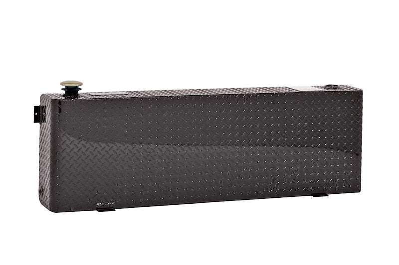 Dee Zee 40 Gal Narrow Rectangular Transfer Tank; Black Aluminum DZ92556NB