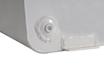 Dee Zee 40 Gal Narrow Rectangular Transfer Tank; White Steel DZ92556NS