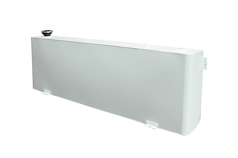 Dee Zee 40 Gal Narrow Rectangular Transfer Tank; White Steel DZ92556NS
