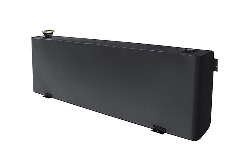 Dee Zee 40 Gal Narrow Rectangular Transfer Tank; Black Steel DZ92556NSB