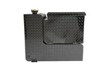 Dee Zee 92 Gal Transfer Tank/Toolbox Combo; Black Aluminum DZ92647B