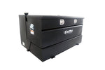 Dee Zee 92 Gal Transfer Tank/Toolbox Combo; Black Steel DZ92647SB