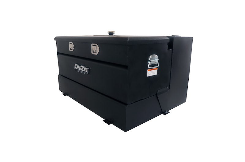 Dee Zee 92 Gal Transfer Tank/Toolbox Combo; Black Steel DZ92647SB