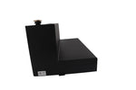 Dee Zee 92 Gal L-Shaped Transfer Tank; Black Steel DZ92747SB