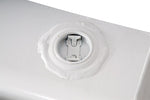 Dee Zee 45 Gal L-Shaped Transfer Tank; White Steel DZ92754S