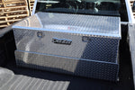 Dee Zee 62 Gal Transfer Tank/Toolbox Combo; Aluminum; With Pump DZ92847