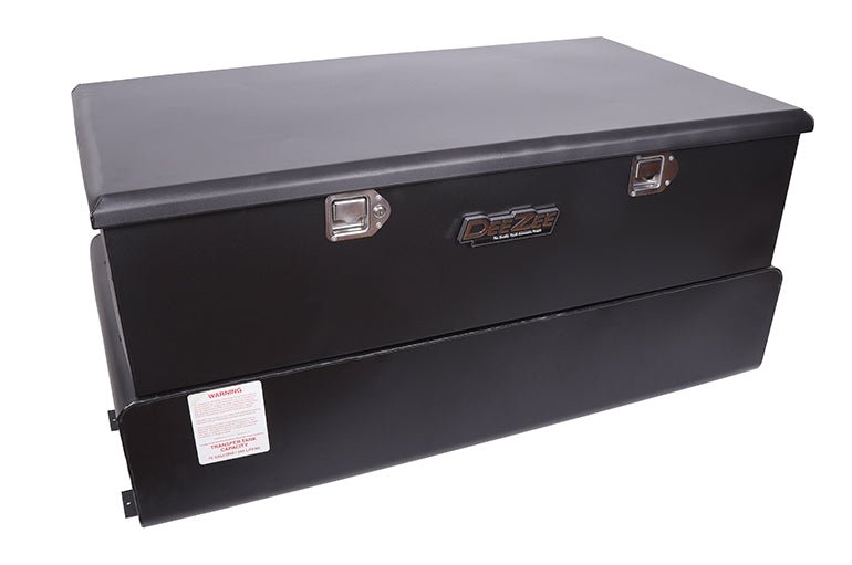 Dee Zee 62 Gal Transfer Tank/Toolbox Combo; Black Steel; With Pump DZ92847SB