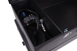 Dee Zee 75 Gal Transfer Tank/Toolbox Combo; Black Steel; With Pump DZ92856SB