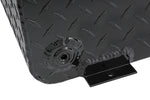 Dee Zee 92 Gal L-Shaped Auxiliary Diesel Tank; Black Aluminum DZ92747XB