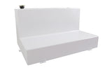 Dee Zee 92 Gal L-Shaped Auxiliary Diesel Tank; White Steel DZ92747XS