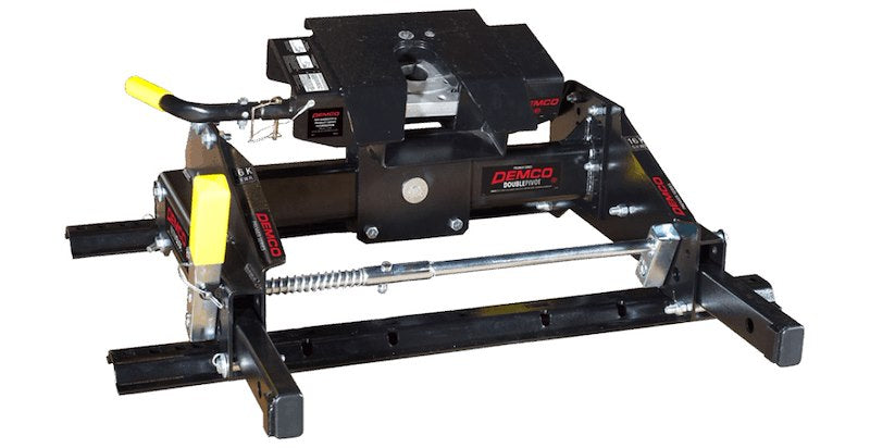 Demco RV Premier 16,000 lb Slider, Short Beds, 8-in Travel; Rails Included, Mount Kit Required 8550026