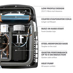 Dometic FreshJet 5 15,000 BTU RV Rooftop Air Conditioner with Heat Pump FJX5557EHPBKCS