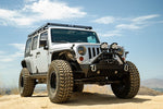 DV8 Offroad Modular Front Winch Bumper with Bull Bar for Jeep Wrangler JL FBJL-05