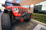 DV8 Offroad Modular Front Winch Bumper with Removable Bull Bar for Jeep Wrangler JL FBJL-06