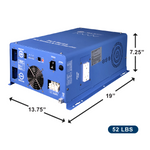 Aims Power 2000W Pure Sine Inverter PILF20W12V120V
