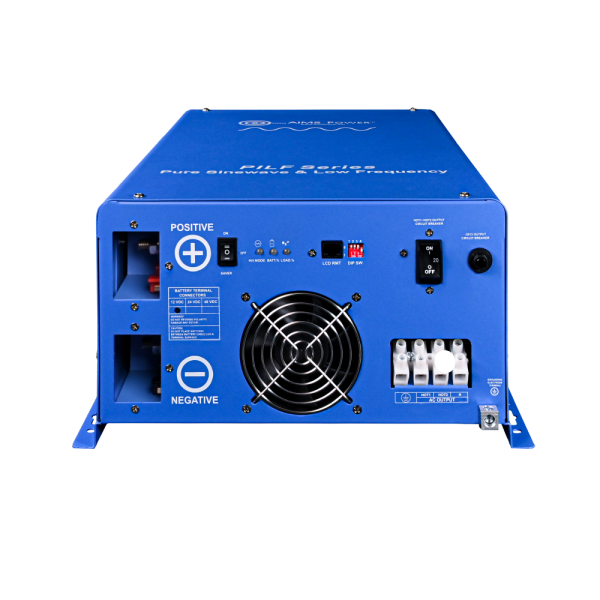 Aims Power 3000W Pure Sine Inverter, 120/240VAC PILF30W12V240VS