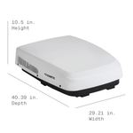 Dometic FreshJet 5 15,000 BTU Non-Ducted RV Air Conditioner with Heat Pump FJX5557MHPBKCS